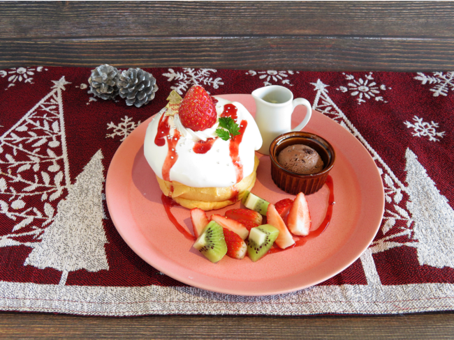 福島・喜多方のカフェ＆スイーツ「Cocco tree」にクリスマス限定のパンケーキが登場！